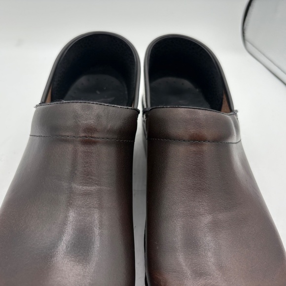 Dansko Cordovan Cabrio Brown Leather Slip On Orthopedic Clog 9.5-10 EU 40 - Picture 15 of 16